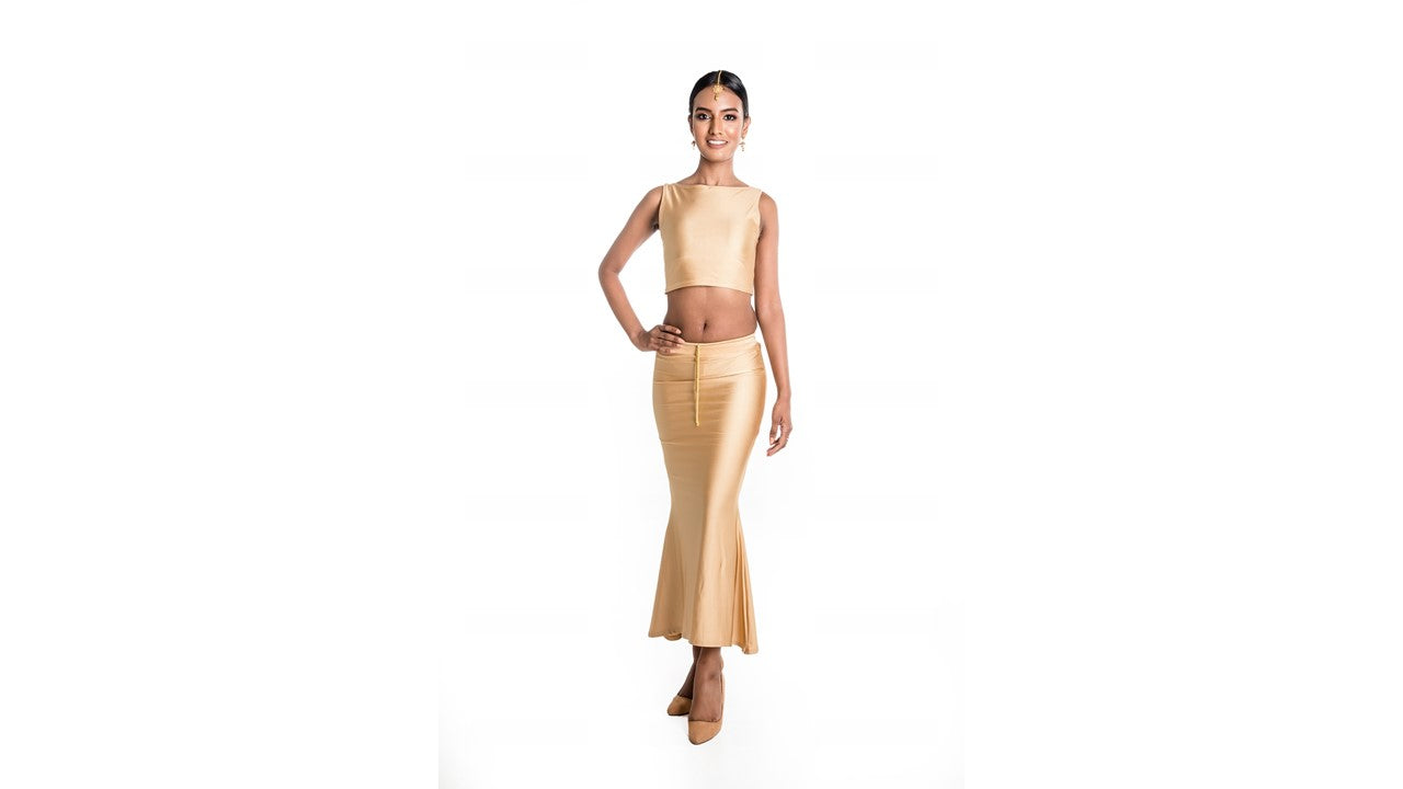 Curve SA Saree Shapewear Caramel